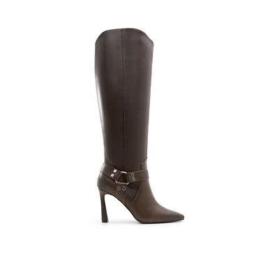 Ellectra Western High Heeled Tall Boots - Stiletto heel