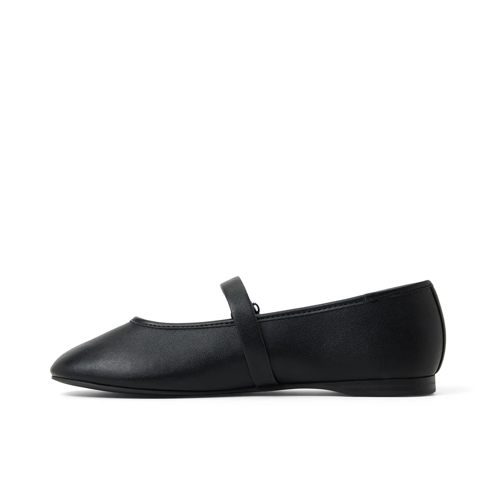 Elyiaa Noir Synthetic Femmes Ballerines | Boutique Spring Canada