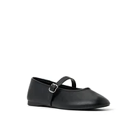 Elyiaa Noir Synthetic Femmes Ballerines | Boutique Spring Canada