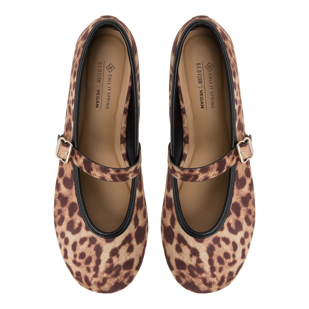 Elyiaa Brown Overflow Women's Ballerinas