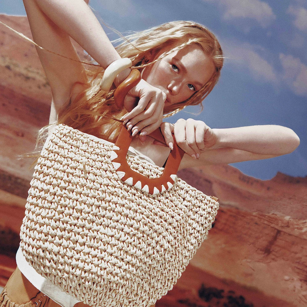 Elys Natural Women's Raffia