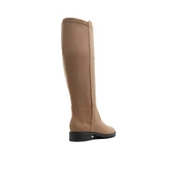 Ezrya Dark Beige Women's Knee-high Boots