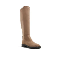 Ezrya Dark Beige Women's Knee-high Boots