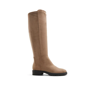 Ezrya Dark Beige Women's Knee-high Boots