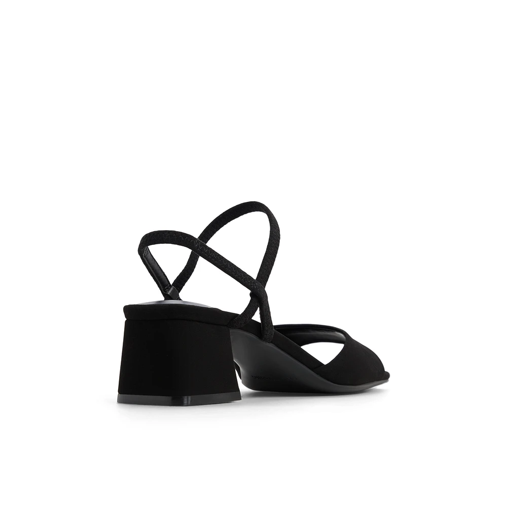 Faiith Black Women's Low-mid Heels