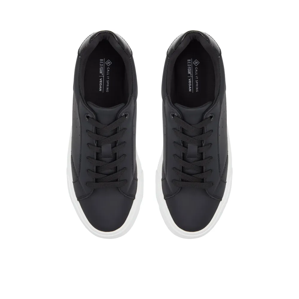 Feeona Black Women's Retro Sneakers