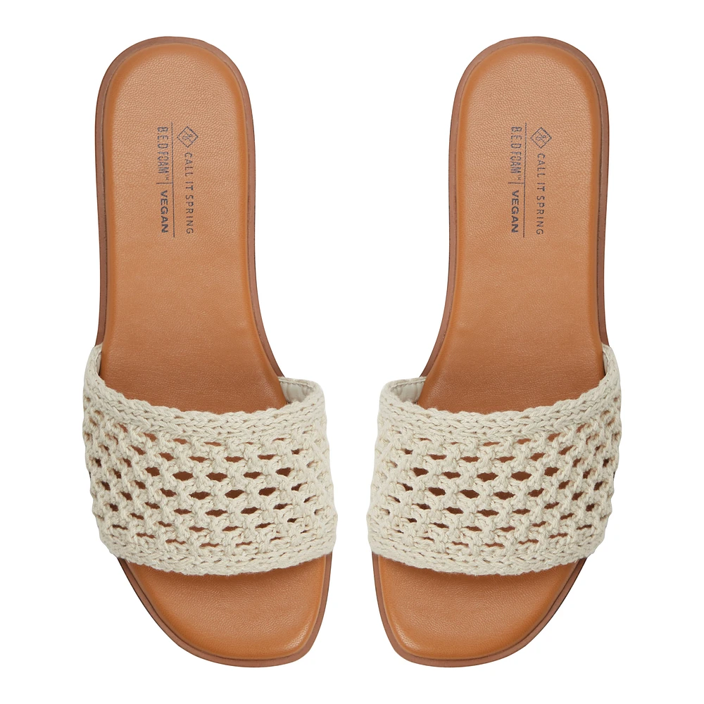 Fernn Naturel Femmes Claquettes | Boutique Spring Canada