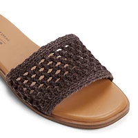 Fernn Marron Foncé Femmes Claquettes | Boutique Spring Canada