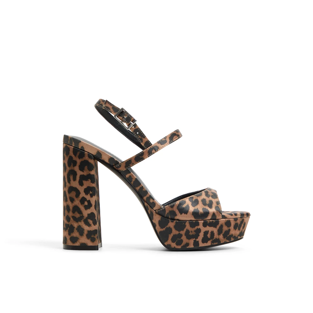 Fiercee Marron Multi Femmes Chaussures sacs motif animal | Boutique Spring Canada