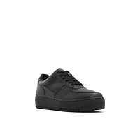 Fresh Black Women's Lace Up Sneakers
