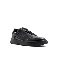 Freshh_h Other Black Synthetic Patent Men's Retro Sneakers