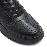 Freshh_h Other Black Synthetic Patent Men's Retro Sneakers