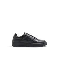 Freshh_h Other Black Synthetic Patent Men's Retro Sneakers