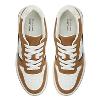 Freshh_h Brown Multi Synthetic Mixed Material Men's Retro Sneakers