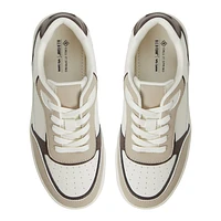 Freshy Brown Overflow Women's White Sneakers