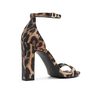 Fridda Marron Multi Femmes Chaussures sacs motif animal | Boutique Spring Canada