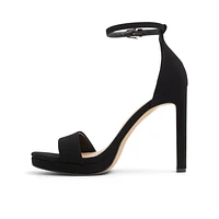 Gemmma Noir Femmes Talons plateforme | Boutique Spring Canada