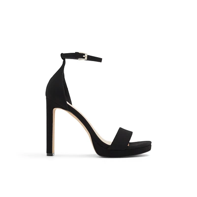 Gemmma Noir Femmes Talons plateforme | Boutique Spring Canada