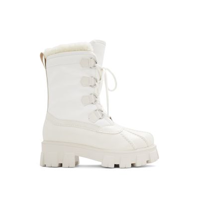 Golden White Women's Lace-up Boots | Call It Spring Canada
