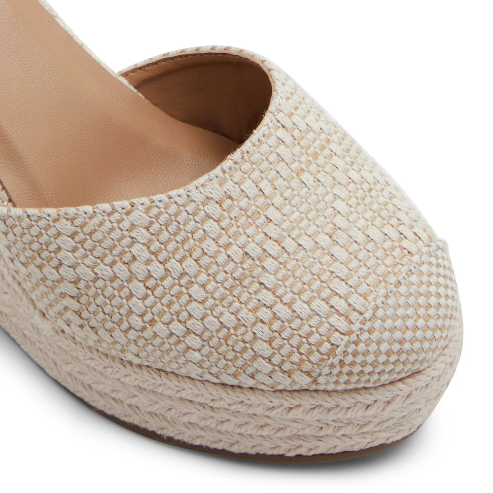 Goldiie Naturel Ouvert Femmes Talons compensés | Boutique Spring Canada