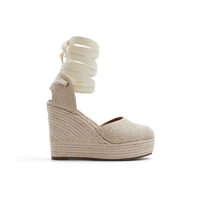 Goldiie Naturel Ouvert Femmes Talons compensés | Boutique Spring Canada