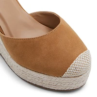 Goldiie Cognac Women's Wedges