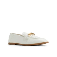 Graceyy White Women's Loafers