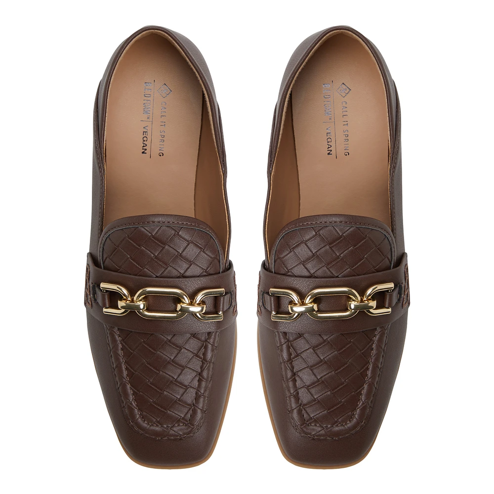 Graceyy Dark Brown Women's Loafers