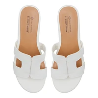 Halerria Blanc Femmes Talons plateforme | Boutique Spring Canada