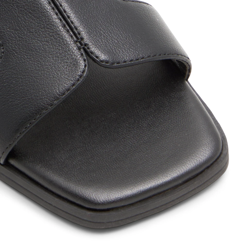 Haylee Noir Femmes Claquettes | Boutique Spring Canada