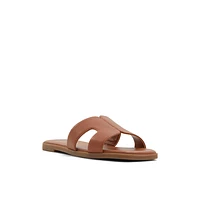 Haylee Cognac Femmes Claquettes | Boutique Spring Canada
