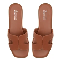 Haylee Cognac Femmes Claquettes | Boutique Spring Canada