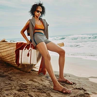 Haylee Cognac Femmes Claquettes | Boutique Spring Canada