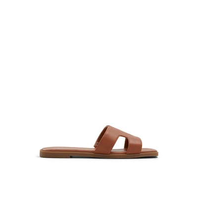 Haylee Cognac Femmes Claquettes | Boutique Spring Canada