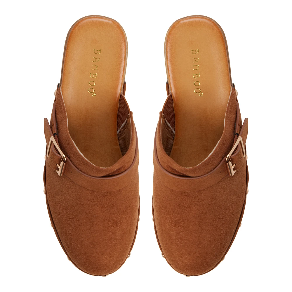 Heidilou Cognac Women's Chunky Heels