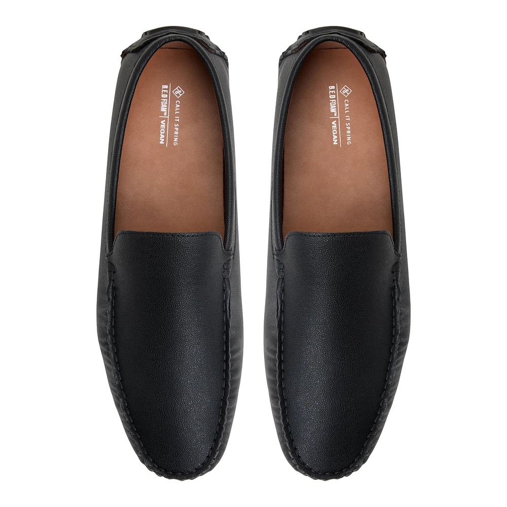 Hill Noir Hommes Mocassins | Boutique Spring Canada