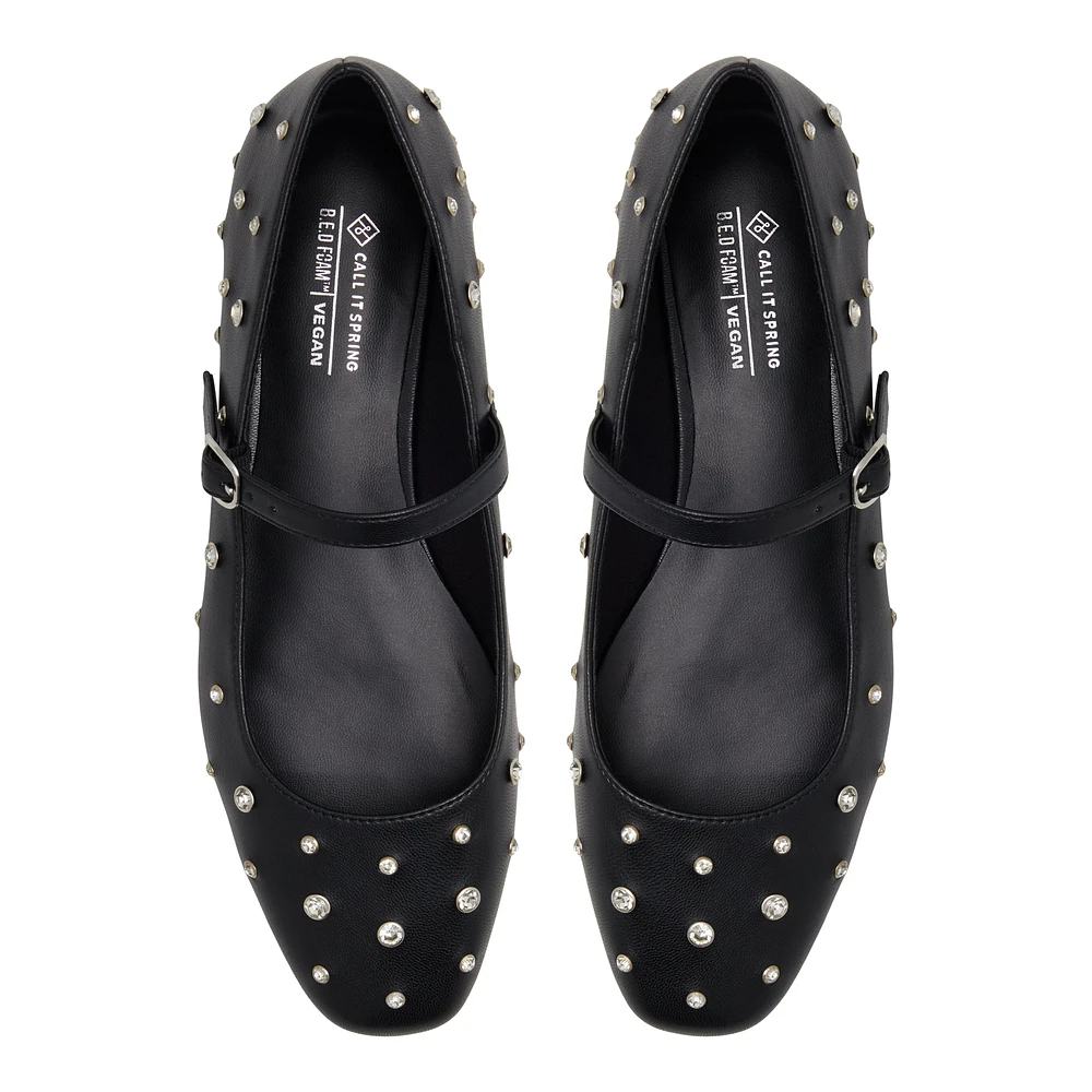 Janeyy Autre Noir Femmes Ballerines | Boutique Spring Canada