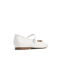 Janeyy Blanc Femmes Ballerines | Boutique Spring Canada