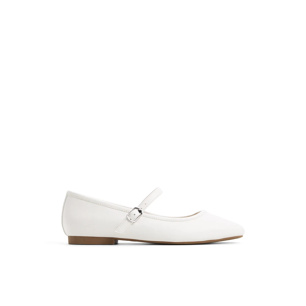 Janeyy Blanc Femmes Ballerines | Boutique Spring Canada