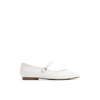 Janeyy Blanc Femmes Ballerines | Boutique Spring Canada