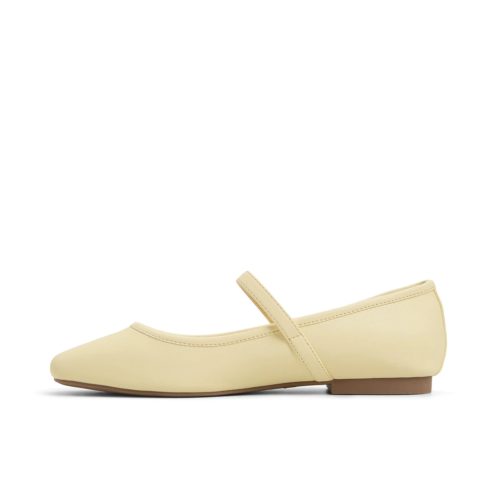 Janeyy Light Yellow Women's  Mary Janes