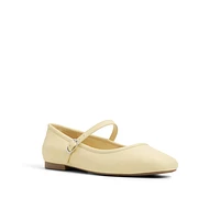 Janeyy Light Yellow Women's  Mary Janes