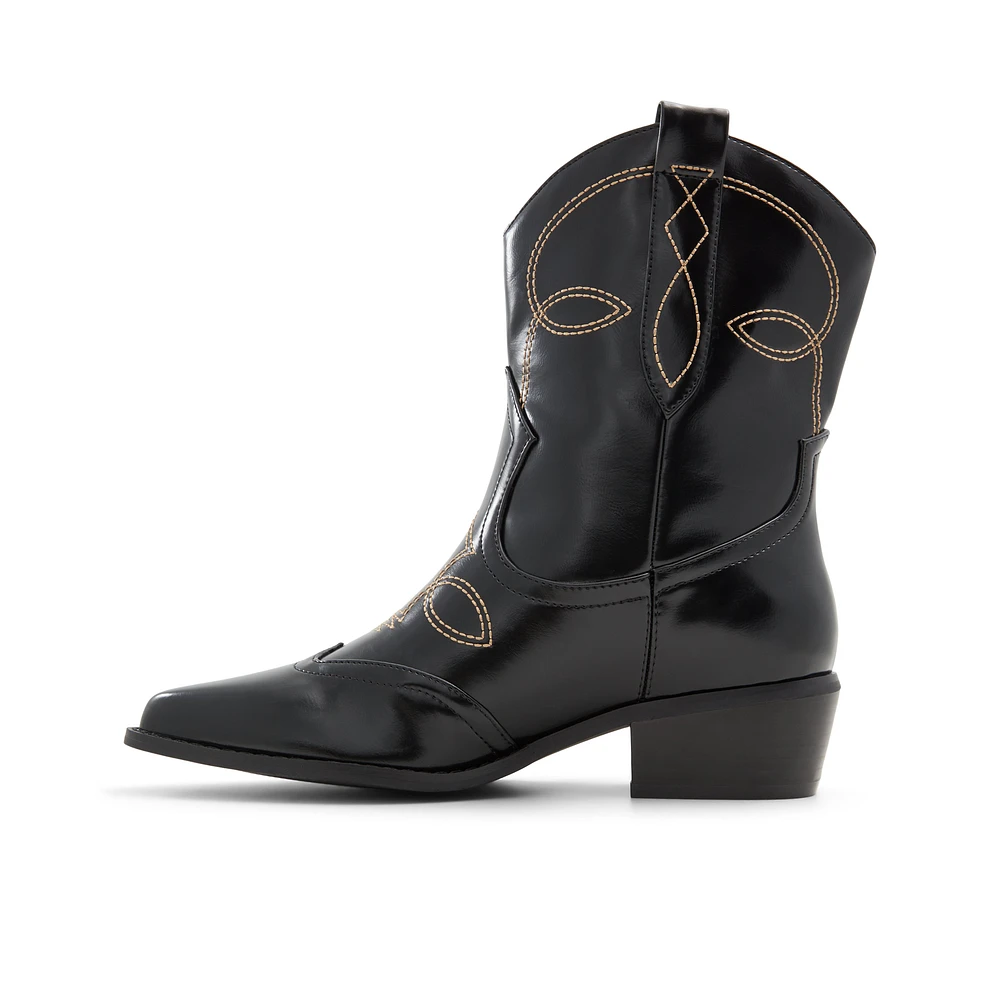 Janiss Noir Femmes Bottes mi-mollets | Boutique Spring Canada
