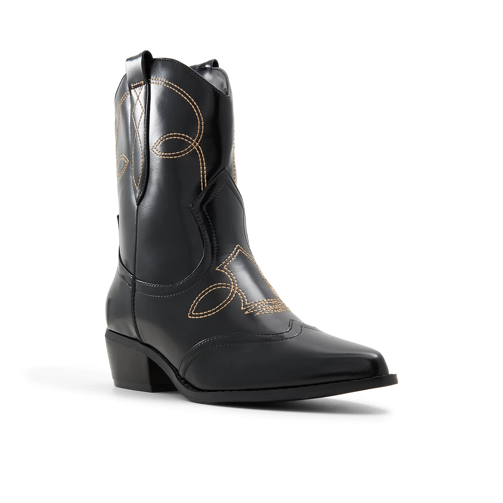 Janiss Noir Femmes Bottes mi-mollets | Boutique Spring Canada
