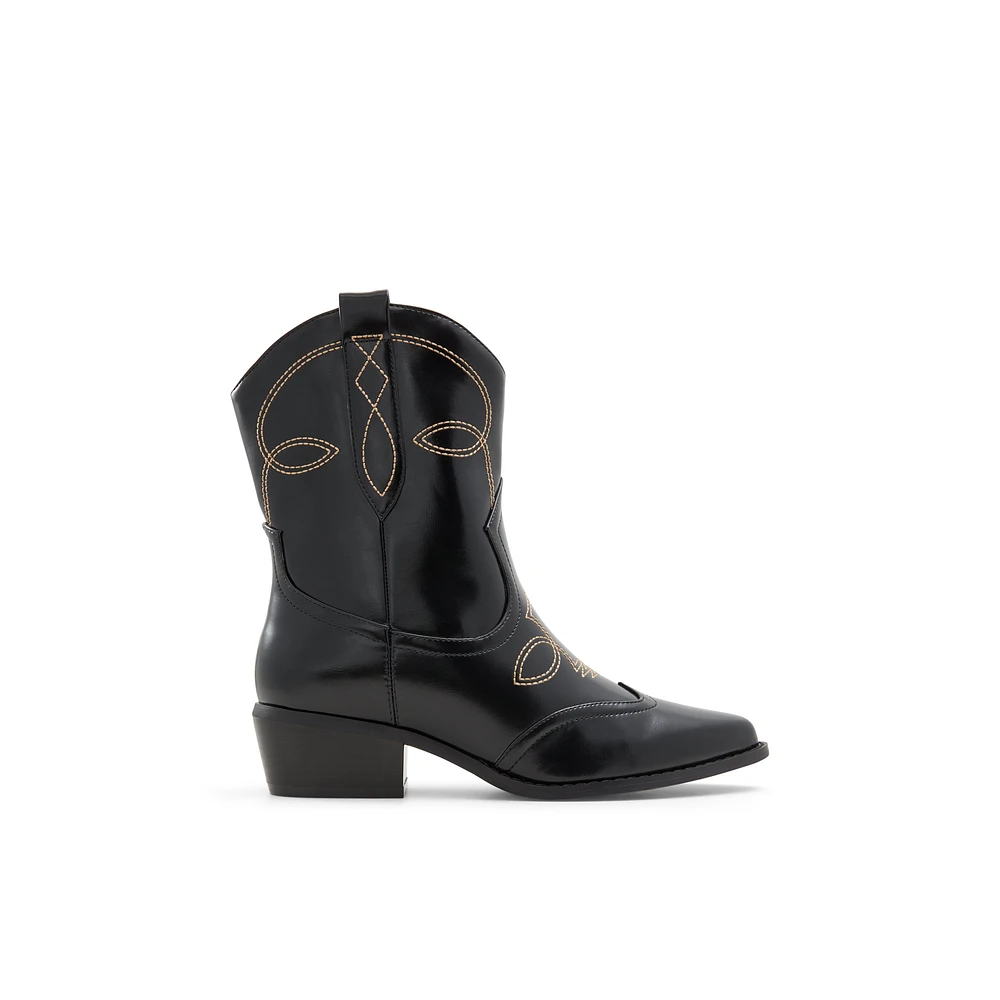 Janiss Noir Femmes Bottes mi-mollets | Boutique Spring Canada