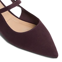 Jordynne Violet Foncé Femmes Ballerines | Boutique Spring Canada
