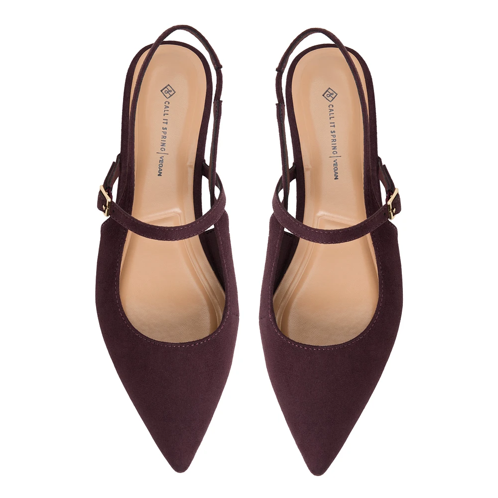 Jordynne Dark Purple Women's Ballerinas