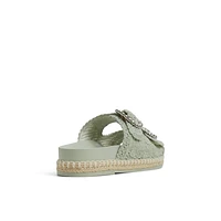 Juune Vert Clair Femmes Raphia | Boutique Spring Canada