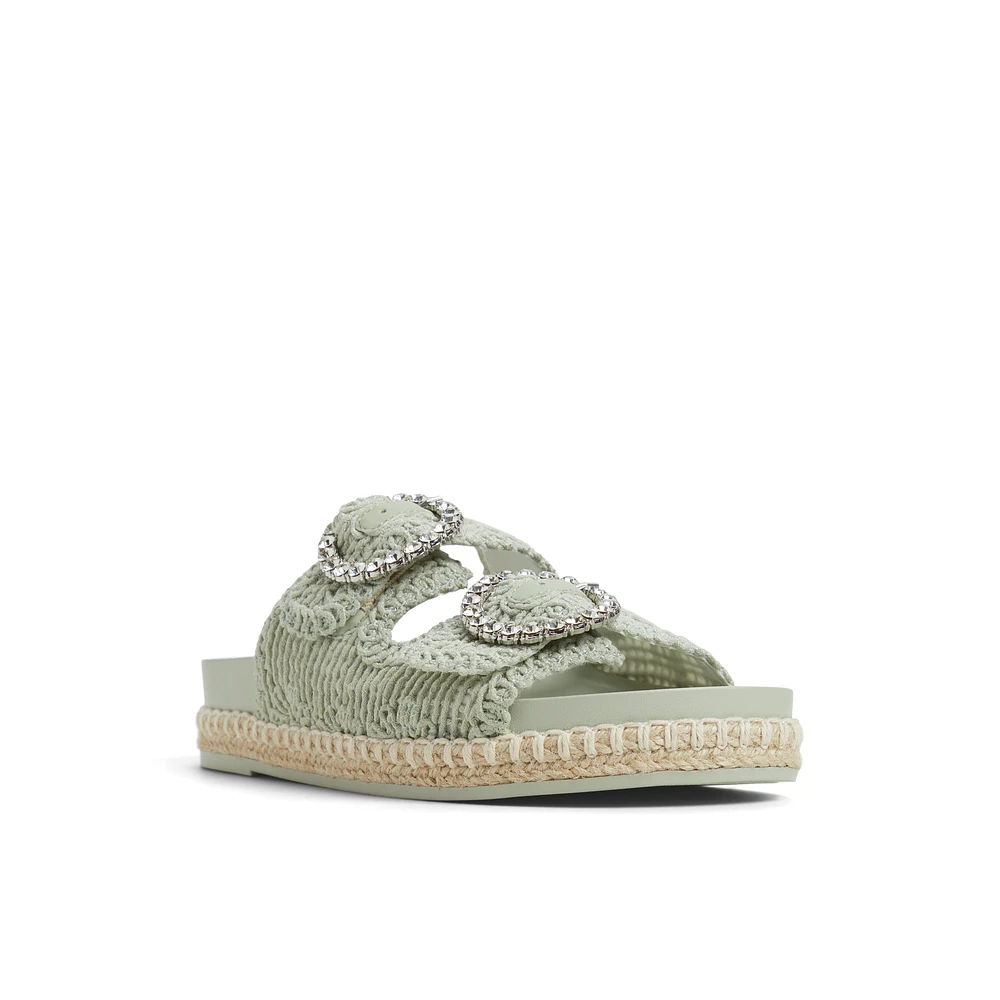 Juune Vert Clair Femmes Raphia | Boutique Spring Canada