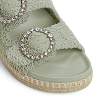Juune Vert Clair Femmes Raphia | Boutique Spring Canada